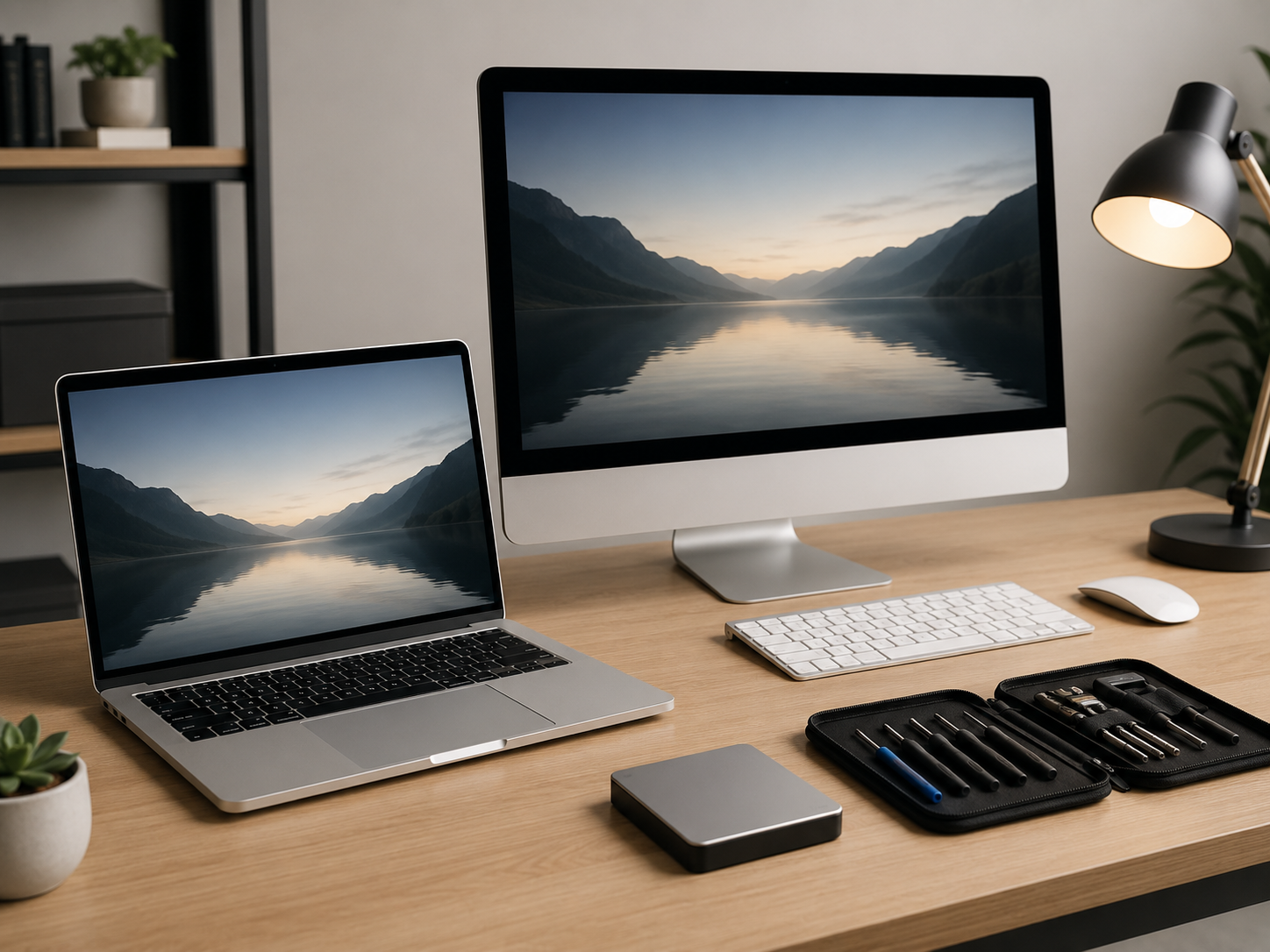 MacBook and iMac support setup